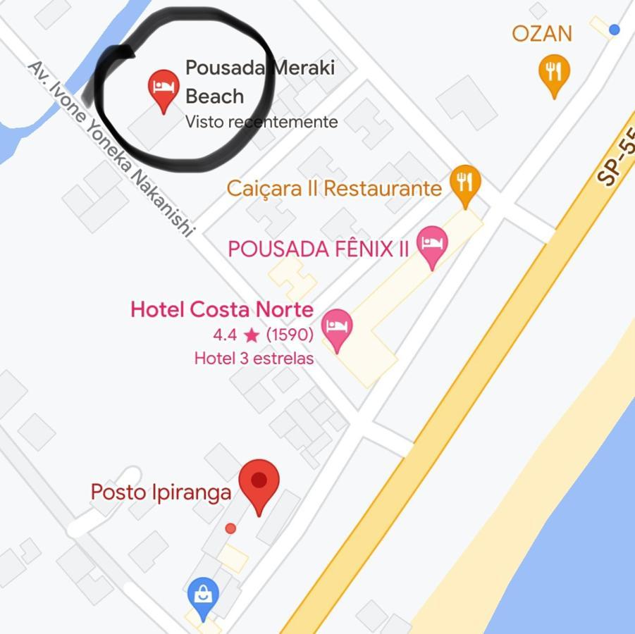 Pousada Meraki Beach Caraguatatuba Esterno foto
